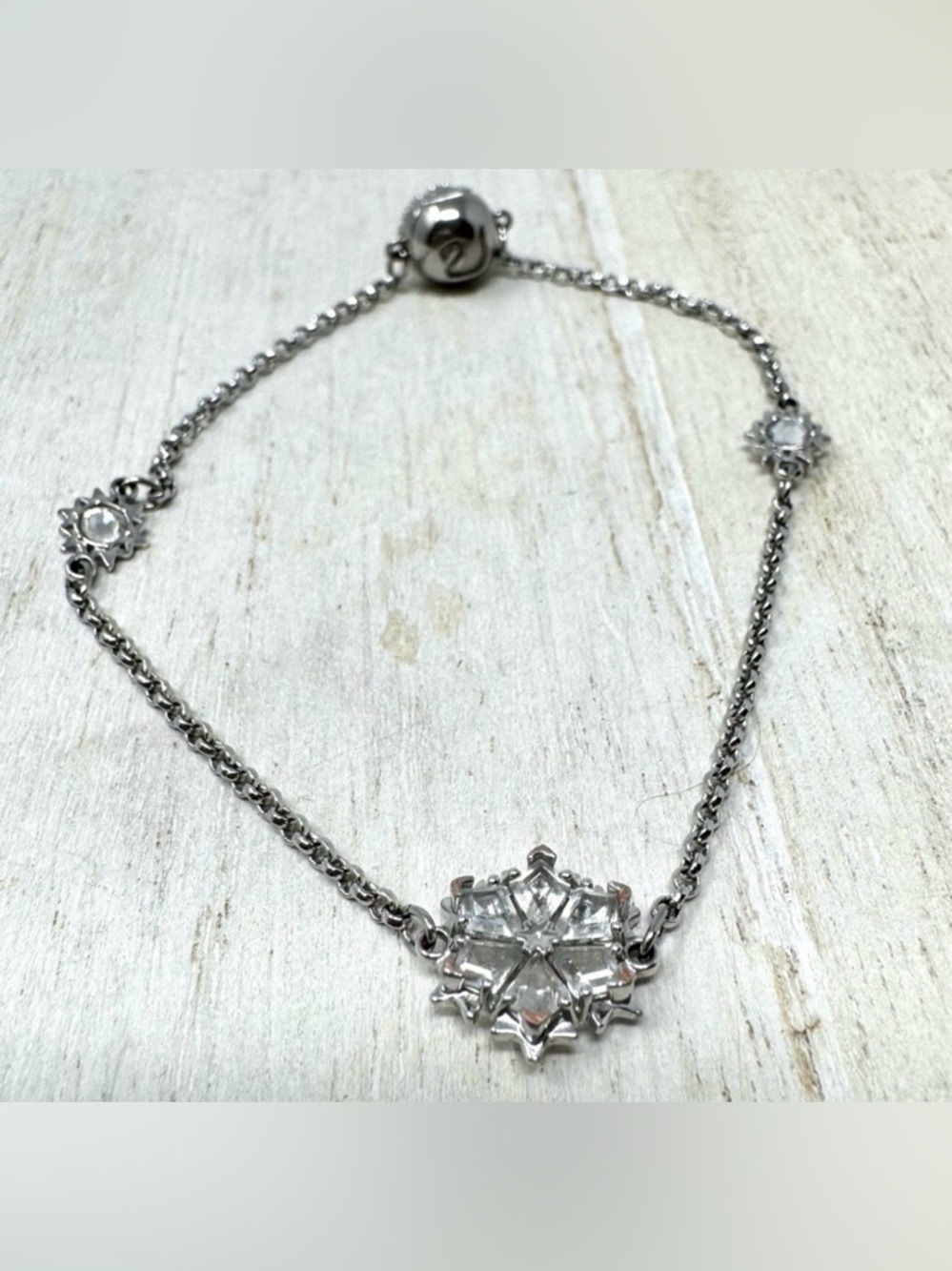 SWAROVSKI crystal snowflake bracelet